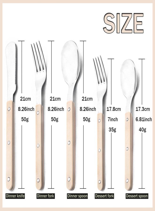 Snplowum 8-piece Dessert Forks, Cute Salad Forks Cake Forks, Vintage Style Forks Set For Bar Restaurant Home Party Wedding Table Forks, 7 Inch,White Silver - Image 4