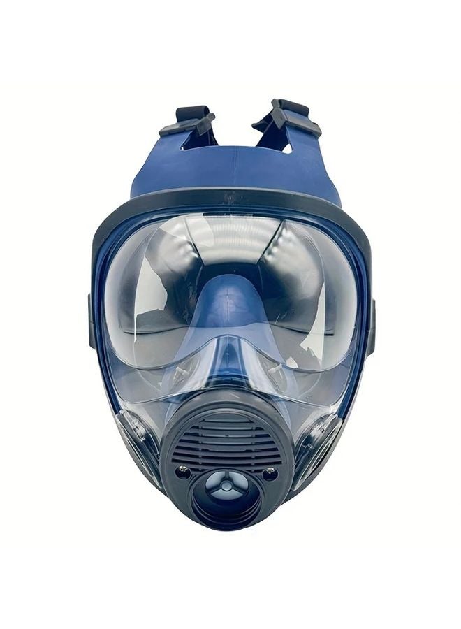 قناع تنفس للوجه الكامل مصنوع من السيليكون السميك مع خرطوشة مرشح كربوني 40 ملم - Image 3