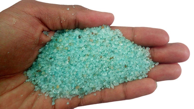Maalavya Sugar Size Crystal Sand for Home and Garden Decor, Aquarium Substrate (Arctic, 450 Grams) - Image 2