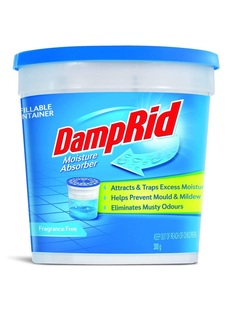 DampRid Fragrance Free Refillable Moisture Absorber 10.5oz - Image 1