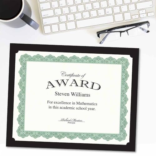 Geographics Black Certificate Holder, 9.5" x 12", 10/Pack (47836) - Image 3