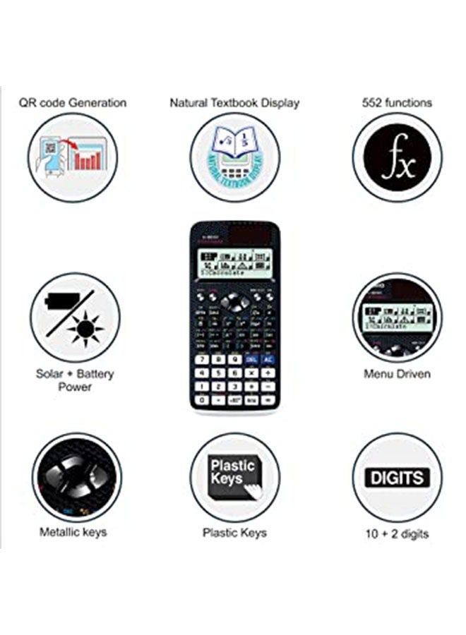 حاسبة حاسبة حاسبة علمية اختبار وظيفة fx-991ex الأزرق جونيور وطلاب المدارس الثانوية الخاصة - Image 3