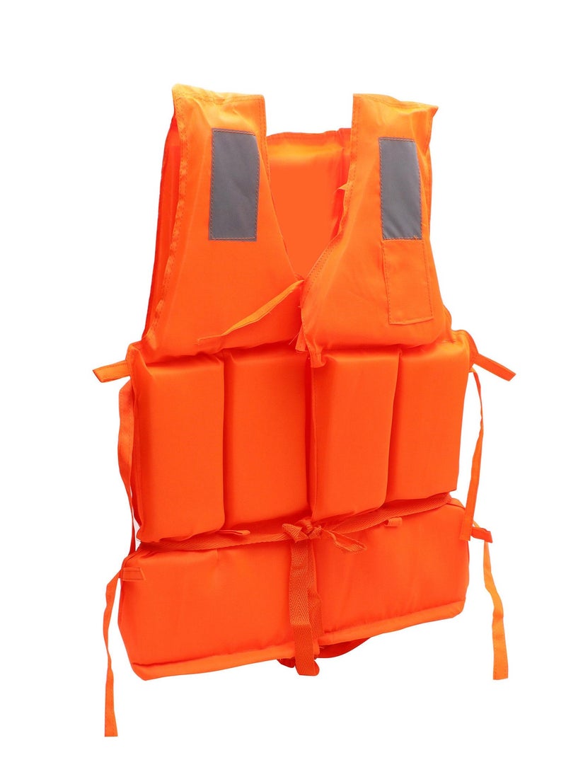 بيوينتي سترة النجاة 670-02 - سترة أمان للأطفال والكبار، عالية الوضوح، خفيفة الوزن ومتينة - برتقالية - Image 3