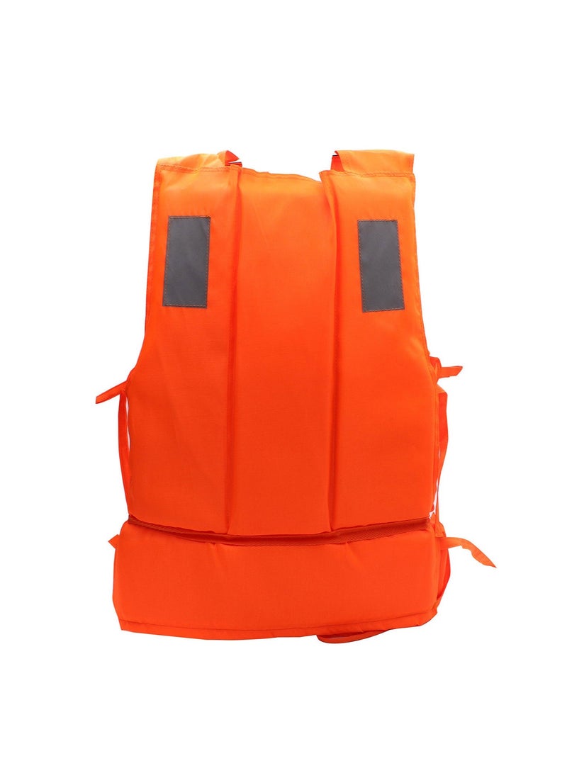 بيوينتي سترة النجاة 670-02 - سترة أمان للأطفال والكبار، عالية الوضوح، خفيفة الوزن ومتينة - برتقالية - Image 2