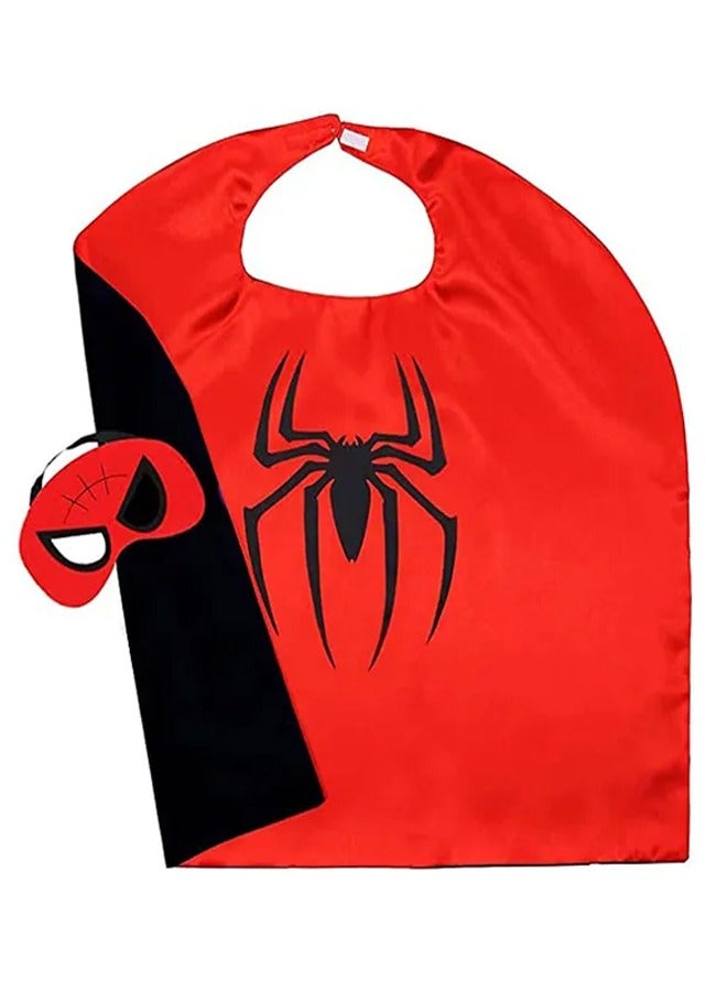 Brain Giggles Brain Giggles Spiderman Superhero Cape With Mask Costume Set  - Image 3