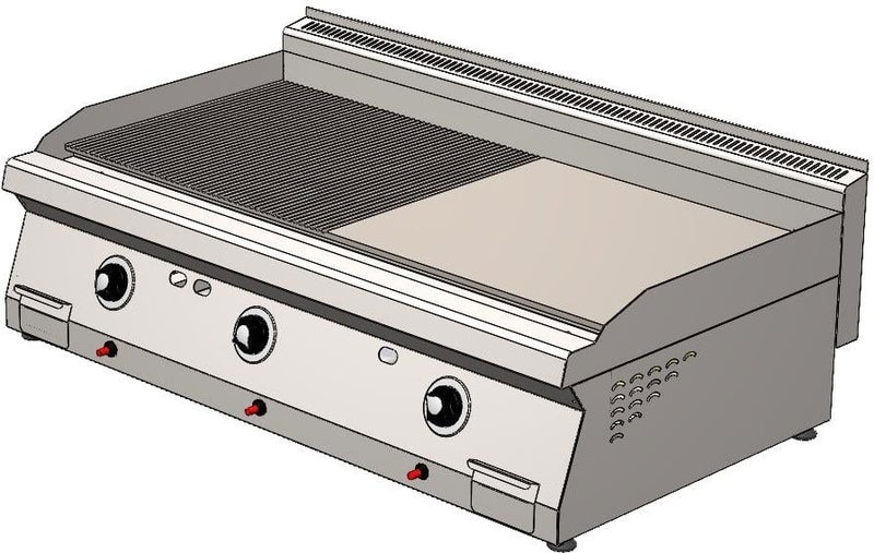 CSA Inox Karacasan Industrial 700 Series Counter Top LPG Cylinder Semi Channel Grill - Image 2