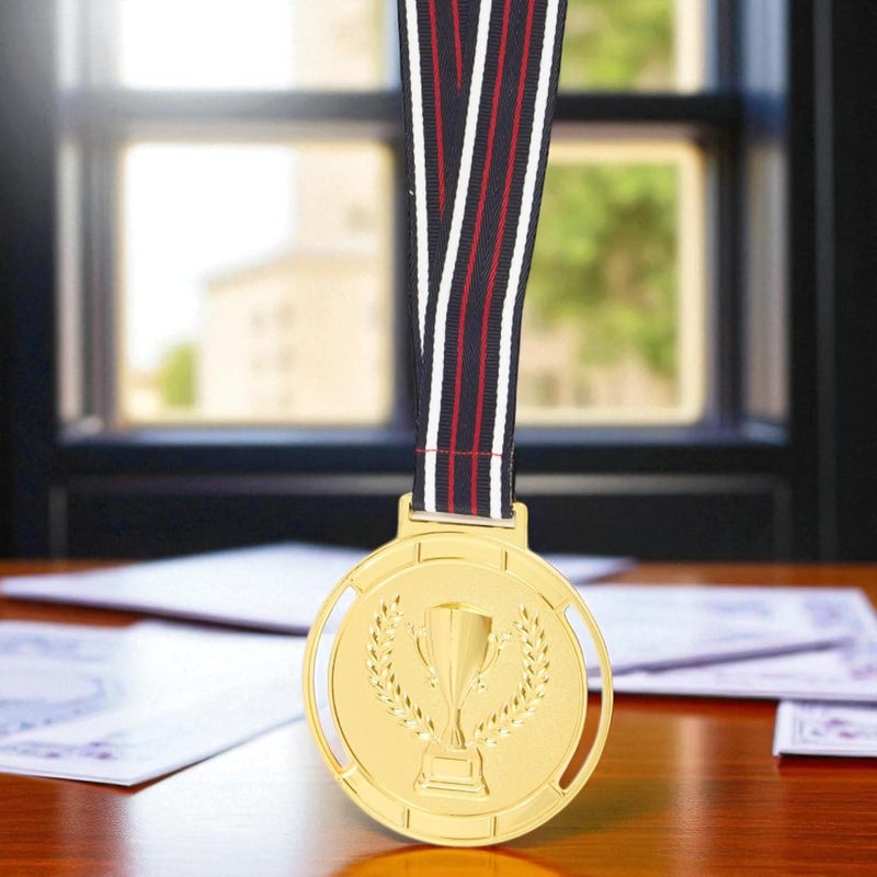 ArtRight Exclusive Medal for Sport & Events Set of 3, Professional Gold, Silver, Bronze Medals with Color Tag & Ribbon, 1st, 2nd, 3rd Winner Medals (8cm Diameter, 70gm) - Image 2