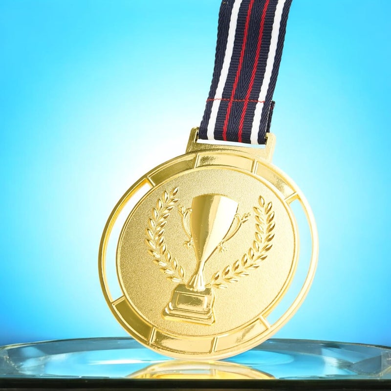 ArtRight Exclusive Medal for Sport & Events Set of 3, Professional Gold, Silver, Bronze Medals with Color Tag & Ribbon, 1st, 2nd, 3rd Winner Medals (8cm Diameter, 70gm) - Image 5
