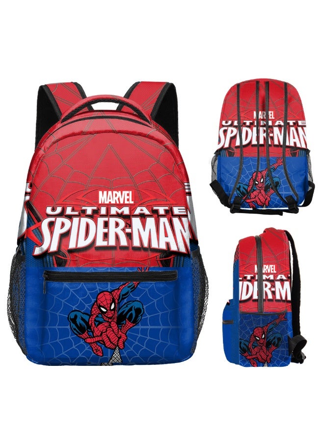 مارفل سبايدرمان على ظهره الحقائب المدرسية للمراهقين وطلاب المدارس الابتدائية الرجال والنساء الترفيه الرياضة على الظهر - Image 2