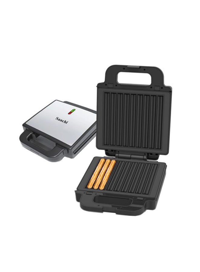 Saachi 7 In 1 Multi Snack Maker With Removable Plates 1400 W NL-7M-1569-BK Black - Image 1