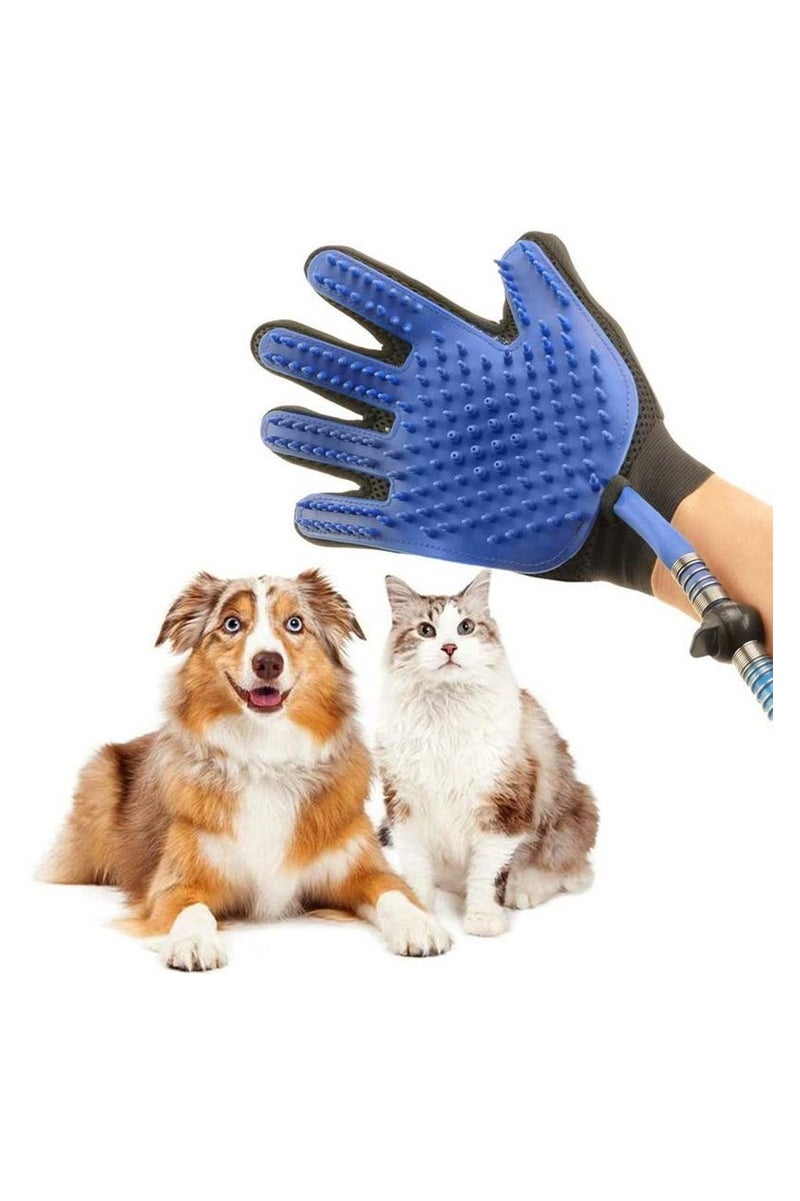 Special Pet Grooming Set – Dog Washing Machine with Bathing Gloves & Shower Attachment – Blue - Image 4