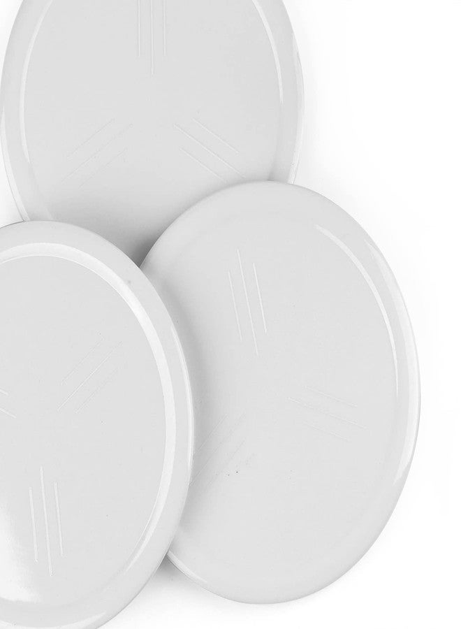 SUPERWARE | Food Grade Melamine | Coaster Set - White (6 nos.) | Serveware, Tableware, Stain Free, Glazed Finish - Image 2