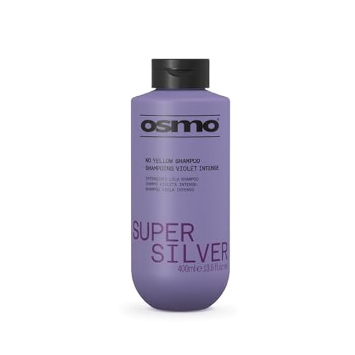 Osmo Super Silver Shampoo | Violet Pigment | No Yellow or Brass | Purple Toning for Ashy Results | Vegan. 400ml - Image 1