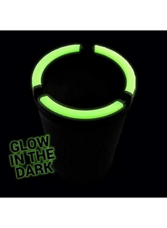 أوتو سمارت منفضة سجائر متوهجة لسيارة سيدان أسود 6 × 11 سم T16941-1 - Image 2