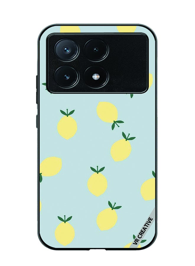 VR CREATIVE Protective Case Cover For Xiaomi Poco X6 Pro Lemon Design Multicolour - Image 1