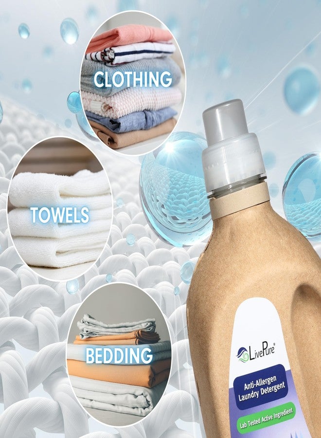 Live Pure LivePure Anti-Allergen 50 OZ Laundry Detergent for Dust Mites, Pet Dander, Allergies. - Image 5