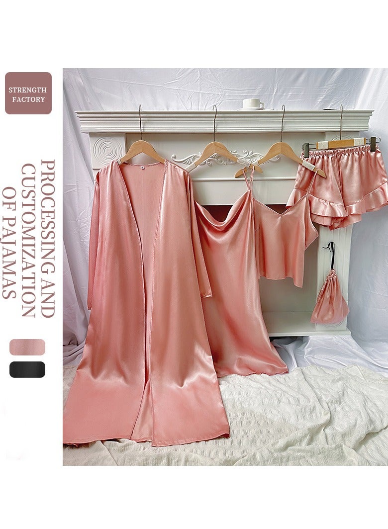 Five-Piece Suspender Pajamas Set that Can Be Worn In All Seasons