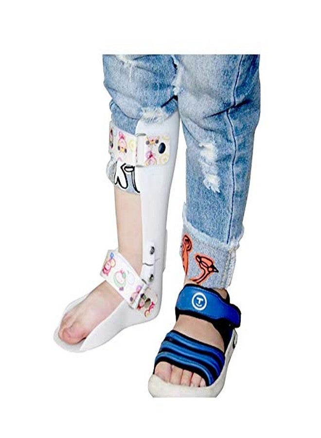 RousuCare Kids AFO Drop Foot Splint Toddler Custom Othopedic Ankle Foot Brace Night Splint Support for Children (M-Right: 6.5IN) - Image 4