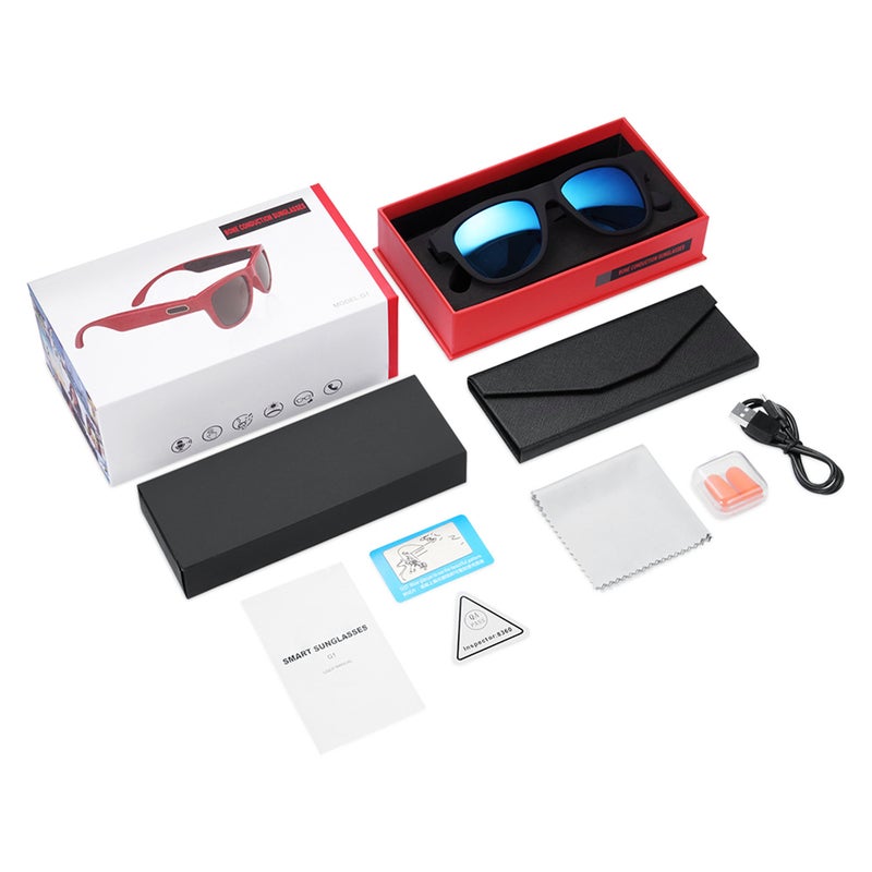 Smart Bluetooth Glasses Bone Conduction Wireless Headset Audio Talking Fashion Sunglasses - Image 5