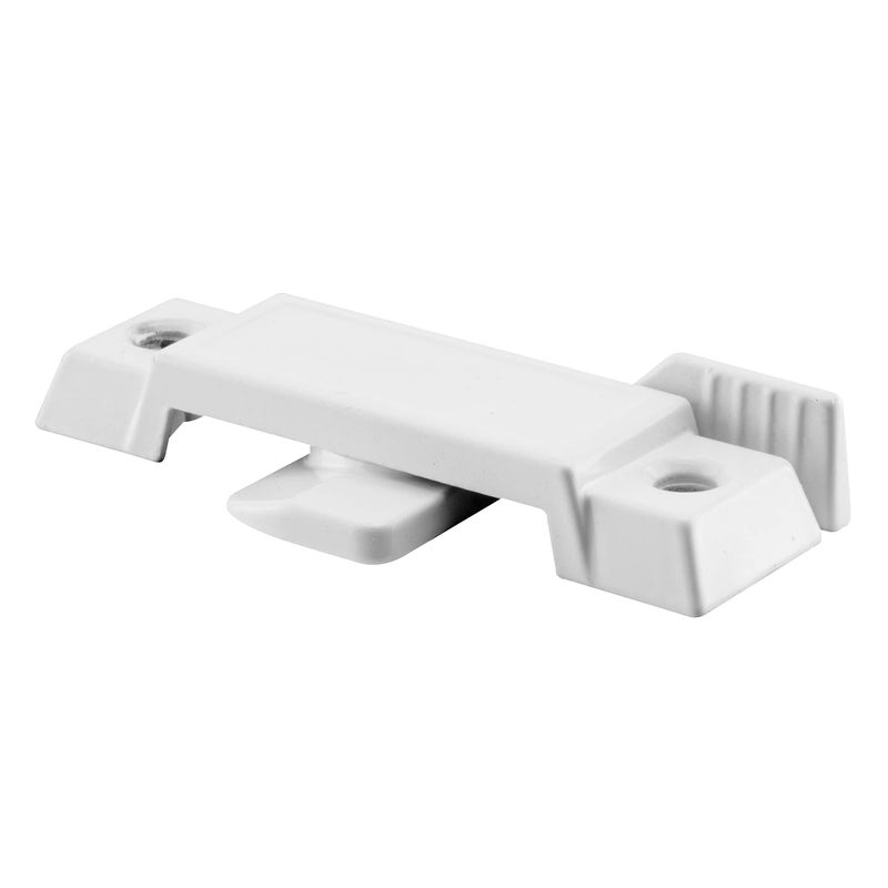 Prime-Line F 2590 Sash Lock for Vertical and Horizontal Sliding Windows â€“ Replace Broken Sash Locks for Additional Home Security, 2-1/4â€ Mounting Hole Centers, White Diecast (Single Pack) - Image 1
