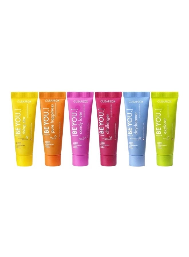 CURAPROX Variety Pack Of Toothpastes, Pack Of 6