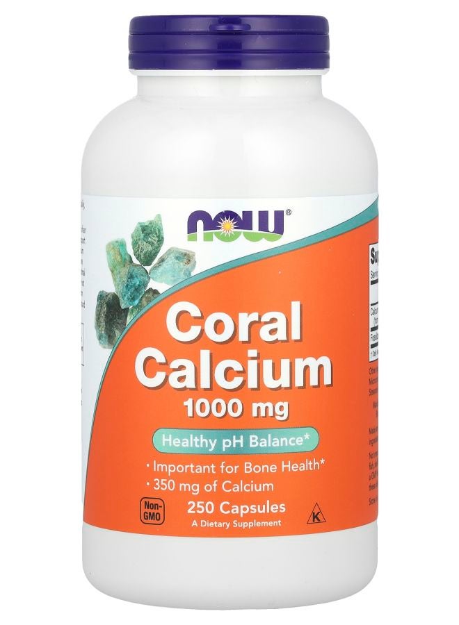 now Coral Calcium 1000 mg 250 Capsules