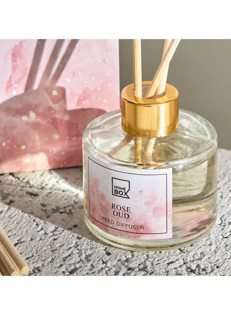 Home Box Garden Rose Oud Reed Diffuser - 100 ml  - Image 2