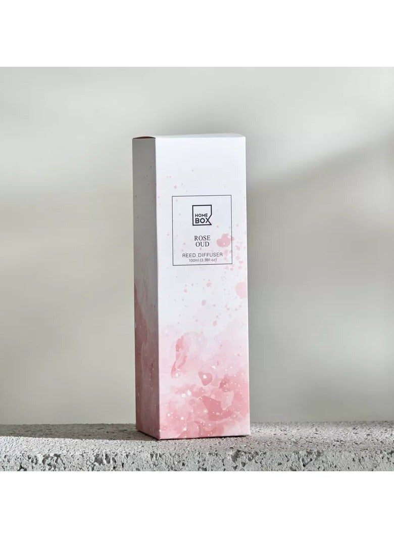 Home Box Garden Rose Oud Reed Diffuser - 100 ml  - Image 4
