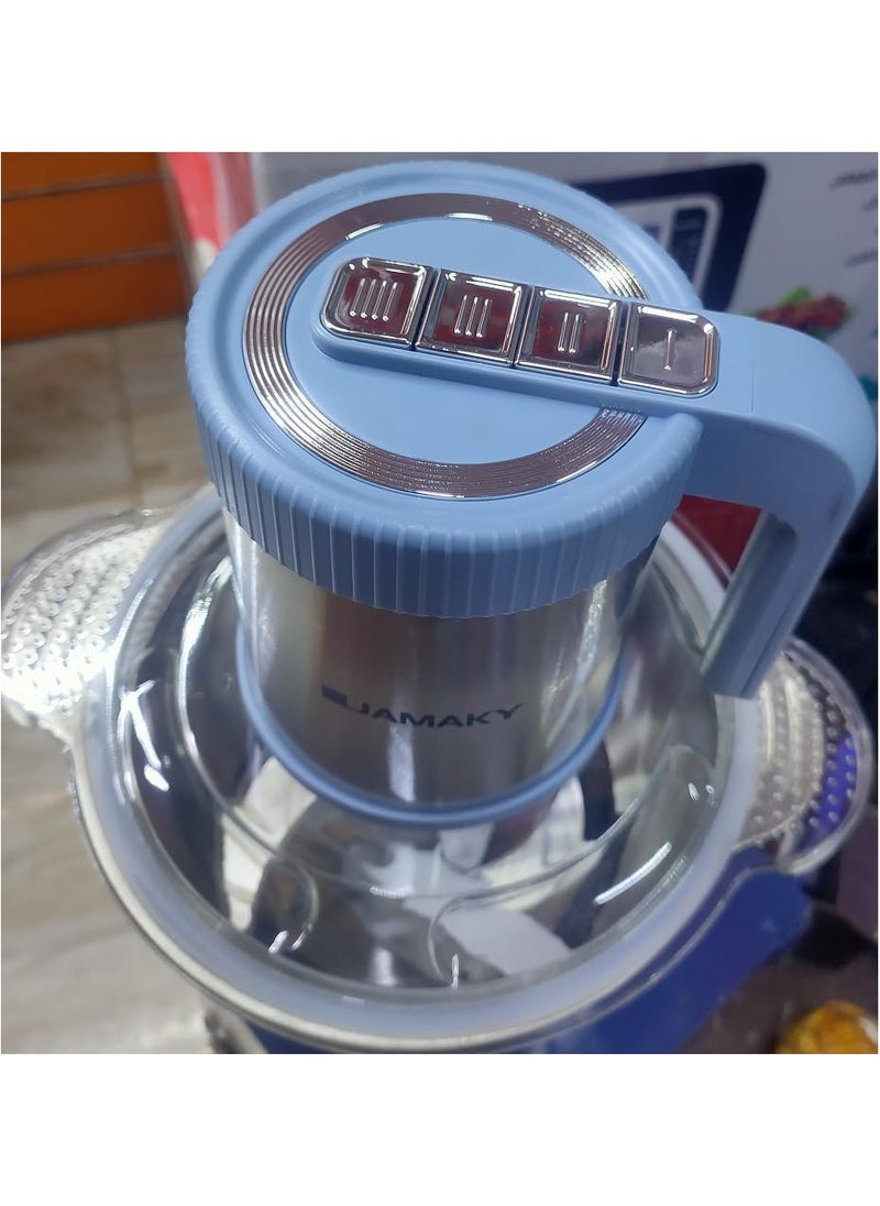 JMK Jamaki 3.5L Stainless Steel Electric Chopper 800W 4 Speeds Sharp Blades for Chopping Vegetables and Meat JMK 8009 Assorted Colors  - Image 3