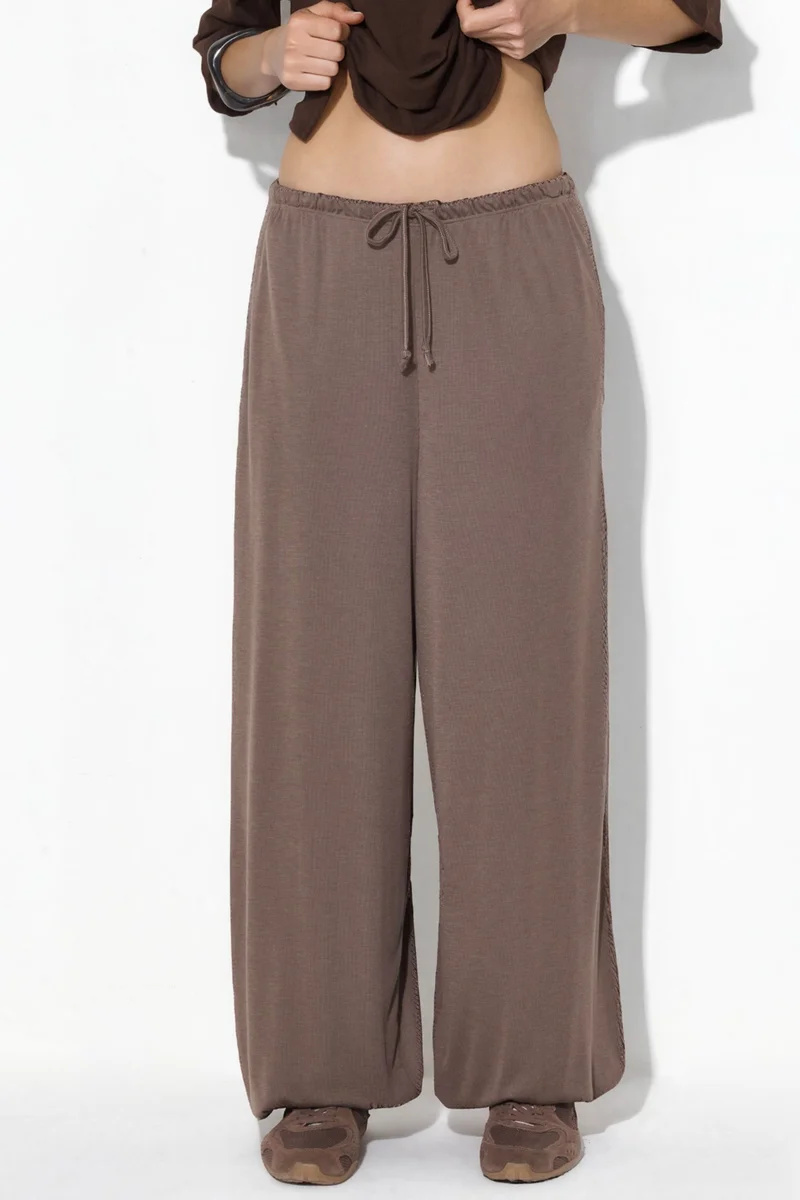 بوسيم BUSEM Women's Long Elastic Waist Jogger Pants