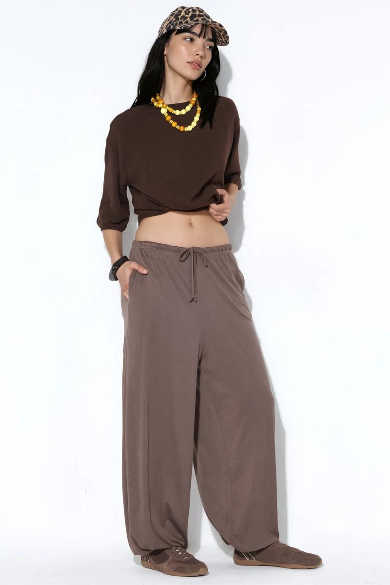 بوسيم BUSEM Women's Long Elastic Waist Jogger Pants