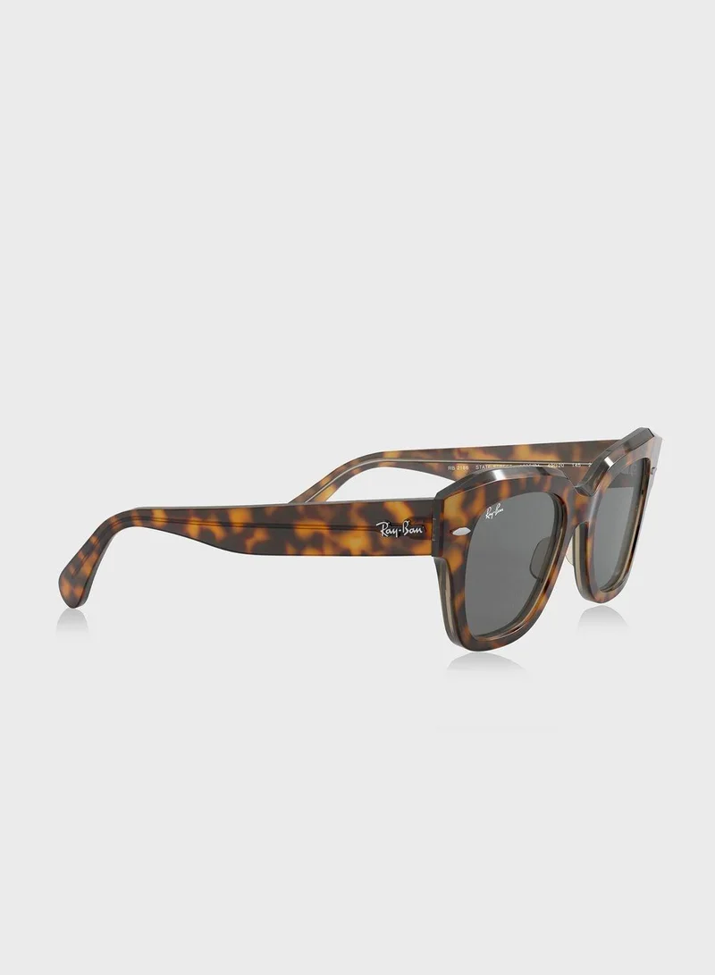 Ray-Ban  0Rb2186 State Street Square Sunglasses for Men | Best Price UAE