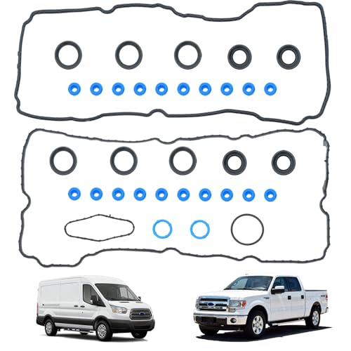 KERAIDMOTO VS50879R 3.5L Valve Cover Gasket Compatible with 2013 2014 Ford F150 F-150, 2015-2020 Transit 150 250 350, 2015-2017 Expedition Lincoln Navigator, 3.5L V6 Ecoboost Turbo VS 50879 R - Image 1