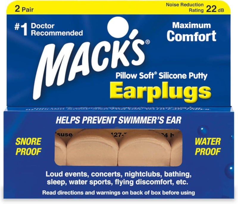 Mack's ear plugs silicone 2 duple beg