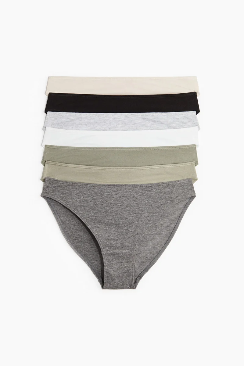 H&M 7-pack cotton bikini briefs