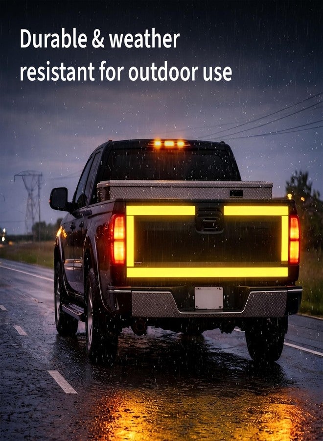 NUOVI Yellow Reflective Tape | 50mm Width X 5meter Length | Waterproof Reflective Tape for High Visibility | Used to Mark Caution Warnings in Industry, Automobile & Parking - Image 3