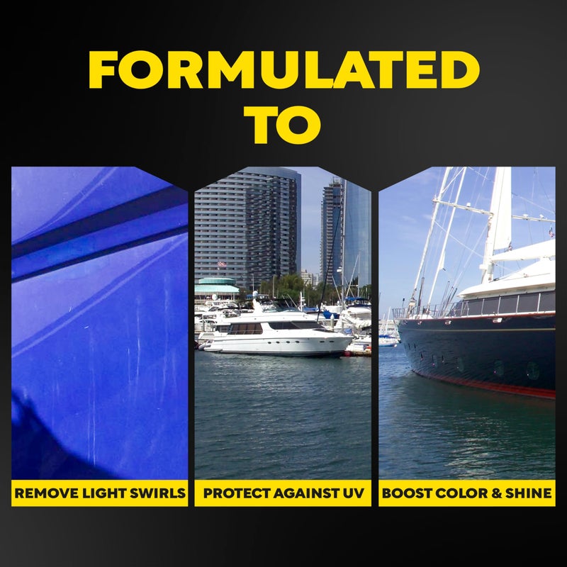 Meguiar's Meguiarâ€™s Flagship Premium Marine Wax, M6332, Easy-to-Use Boat Polish and Wax that Removes Swirls, Scratches, and Oxidation While Adding Long-Lasting Protection, Gifts for Car Lovers, 32 Oz - Image 3