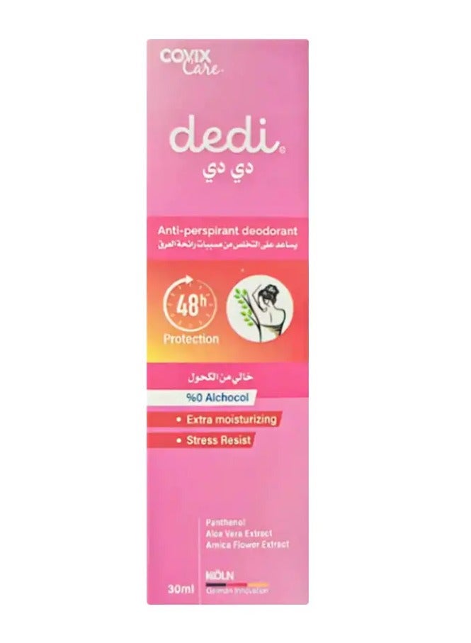 covix care Dedi Anti-Perspirant Deodorant 30 Ml - Image 1