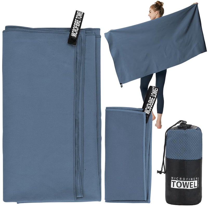 Microfiber fitness towel for men and women-light and quick-drying fitness towel, suitable for sports towel, very suitable for yoga, camping, running and outdoor activities.