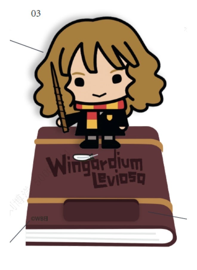 Miniso Keep your phone handy and magical with this desk phone holder featuring Hermione Granger. 