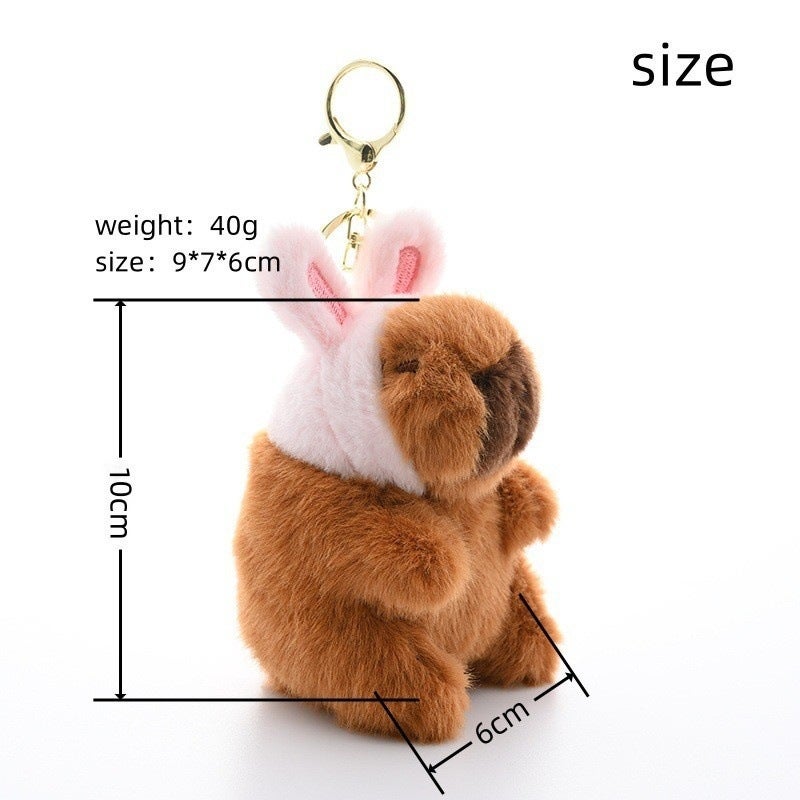 Capybara Plush Keychain / Hanging Charm - Image 3