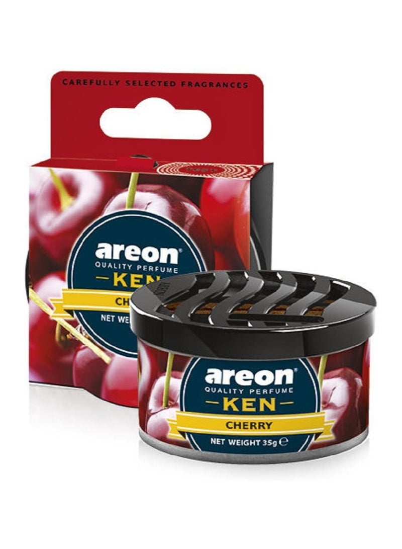 علبة جل معطرة للسيارة، كرز، عبوة من قطعة واحدة