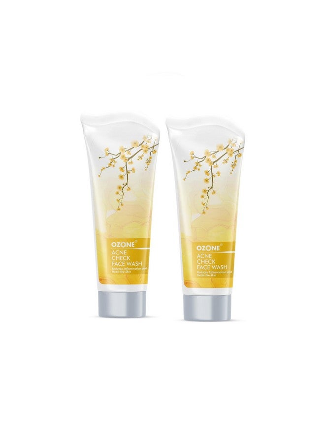 Ozone Acne Check Face Wash 100 G + Ozone Acne Check Hydrant 100 G - for Oily & Acne Prone Skin - Image 1