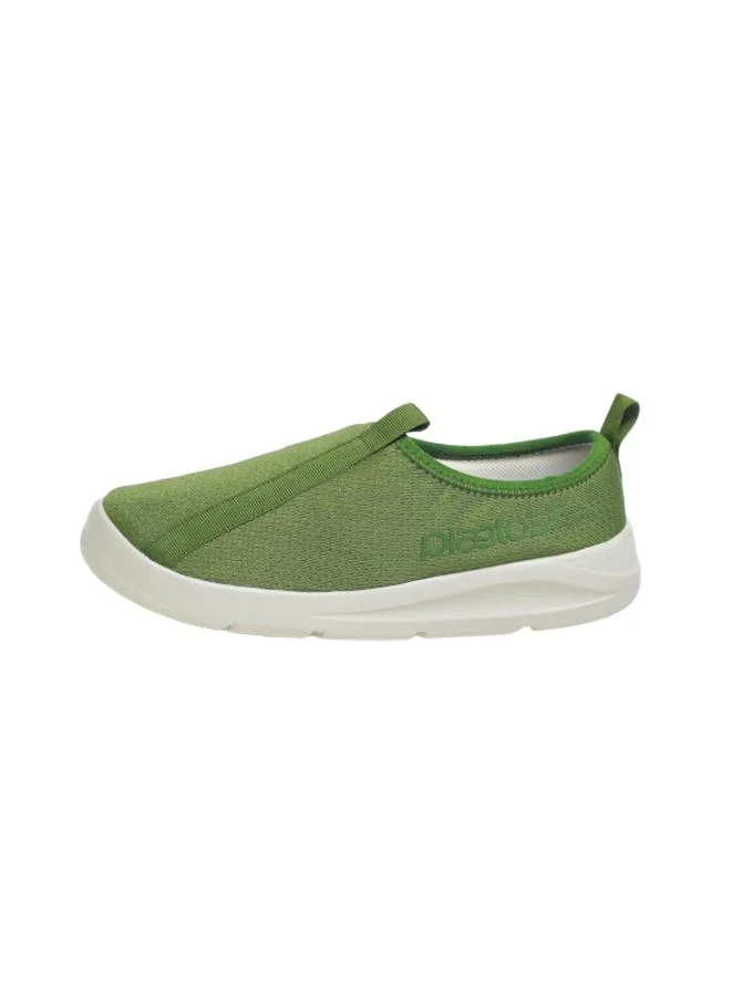 PLAETO EZPlay Mens Olive Slip-On Sneakers