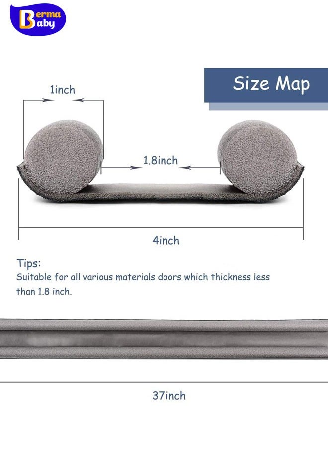 Berma Baby - 1PC Under Door Draft Stopper Door Bottom Seal Strip Weather Strip Thicker Anti-Cold Gap Blocker Sealing Weather Strip   Washable & Cuttable Saving Door Weather Stripping Reduce Noise Window Breeze Blocker Door Sweeps - Image 1