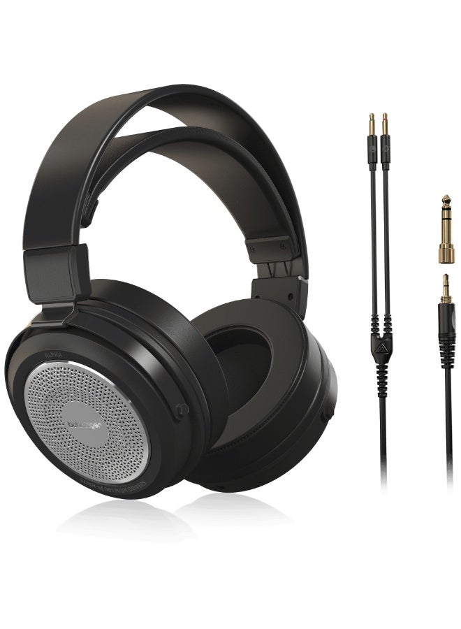 behringer ALPHA Headphones Premium Retro-Style Open-Back High-Fidelity  - Image 1