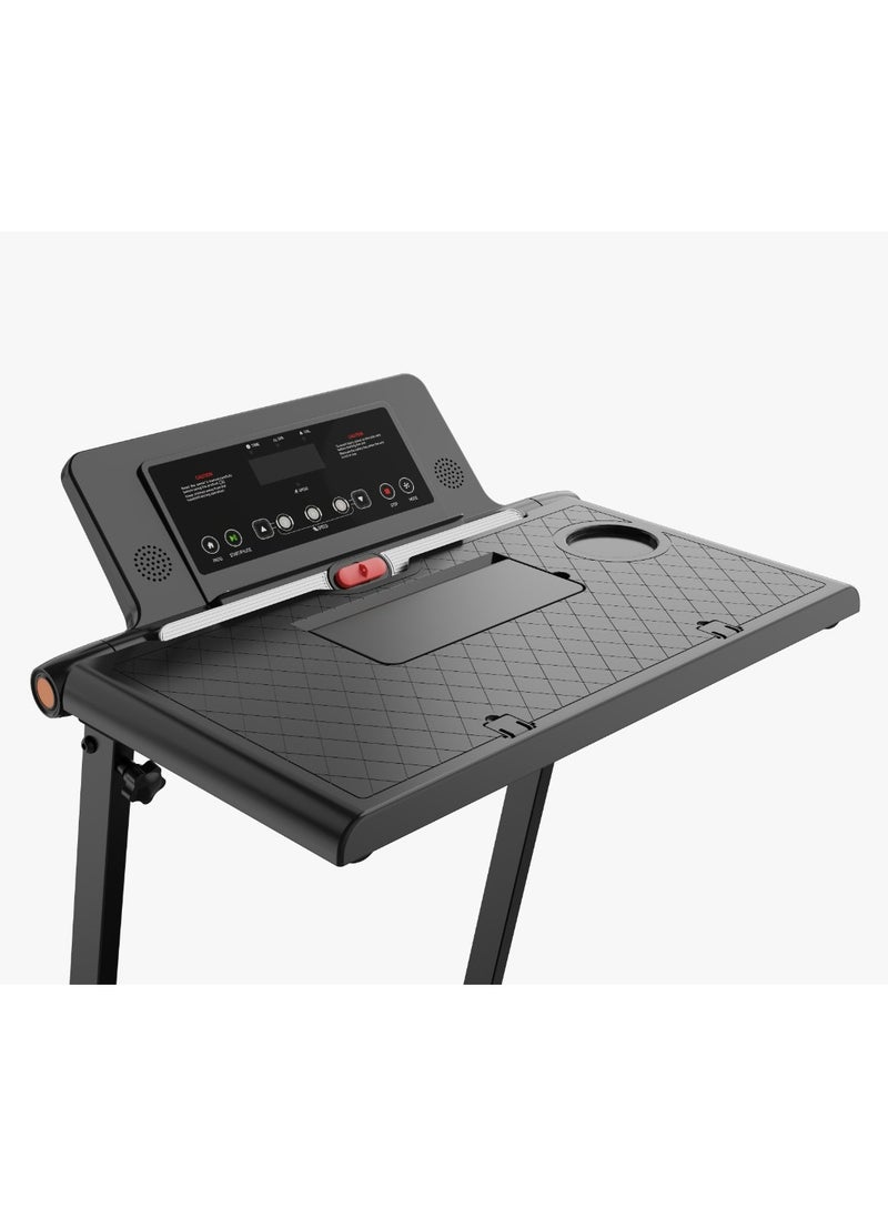 Lijiujia - treadmill 1 HP, maximum weight 90 kg, speed 1-12 km, running surface 42*110 cm with table, model 622 - Image 1