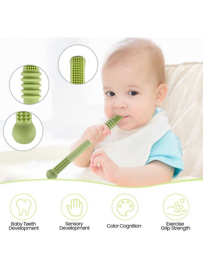 Yinghezu Hollow Teether Tubes 6 Pack Chew Straw Toy For Infant Toddlers Silicone Teething Toys For Babies 06 Months 612 Months Bpa Free/Freezable/Dishwasher And Refrigerator Safe  - Image 5