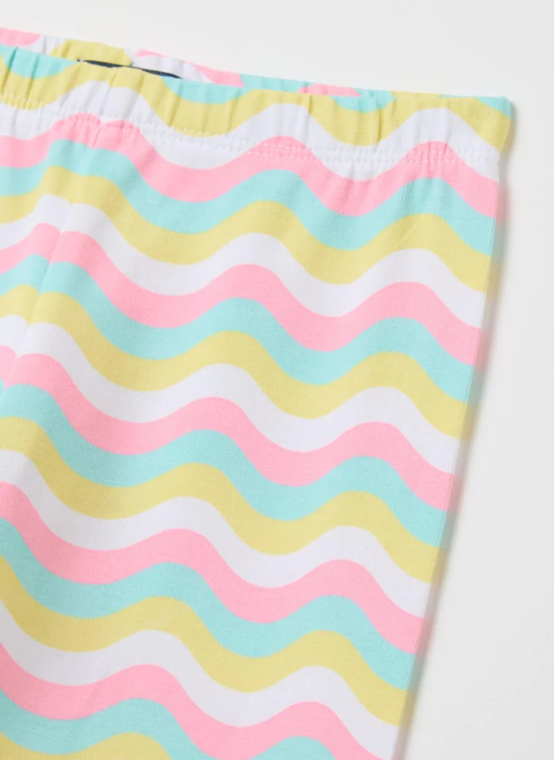 Ovs Three-Quarter Leggings In Stretch