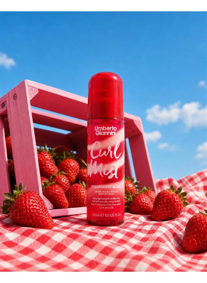 Umberto Giannini  Curl Mist Strawberry Glaze 150ml for Women | Best Price UAE
